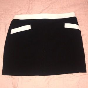 Black and white skirt